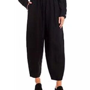 NWT Bryn Walker Black Olivier Lantern Pants Italian PONTE Ponte